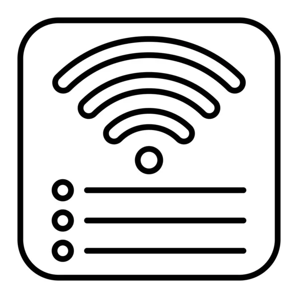 Icône Vectorielle Wifi Connection Peut Être Utilisé Pour Impression Les — Image vectorielle