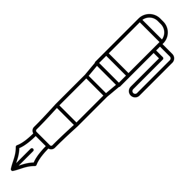 Значок Вектора Перьевой Ручки Использоваться Печати Мобильных Веб Приложений — стоковый вектор