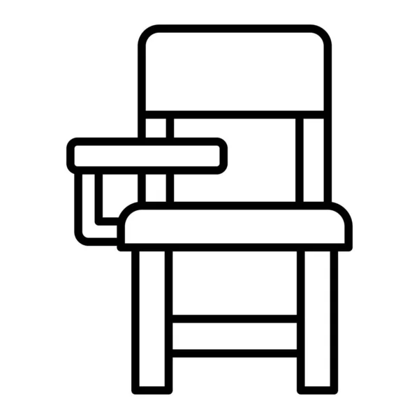 Ikona Wektora Krzesła Może Być Stosowany Drukowania Aplikacji Mobilnych Webowych — Wektor stockowy