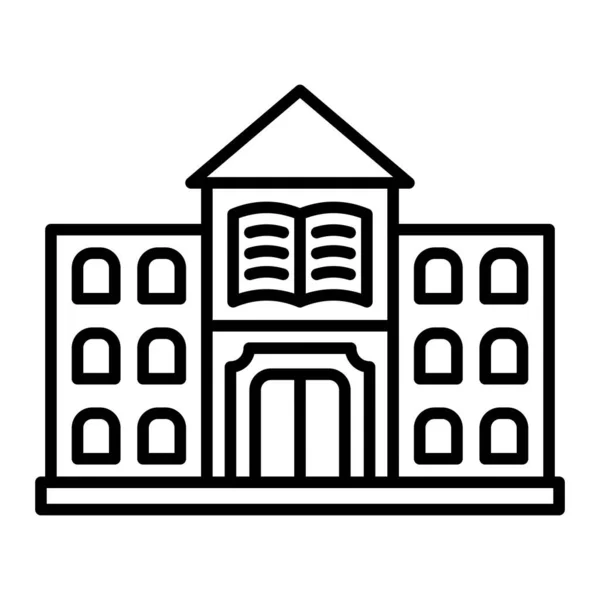 Icona Vettoriale Della Biblioteca Può Essere Utilizzato Stampa Applicazioni Mobili — Vettoriale Stock