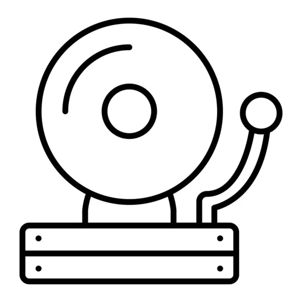 Icono Del Vector School Bell Puede Utilizar Para Aplicaciones Impresión — Archivo Imágenes Vectoriales