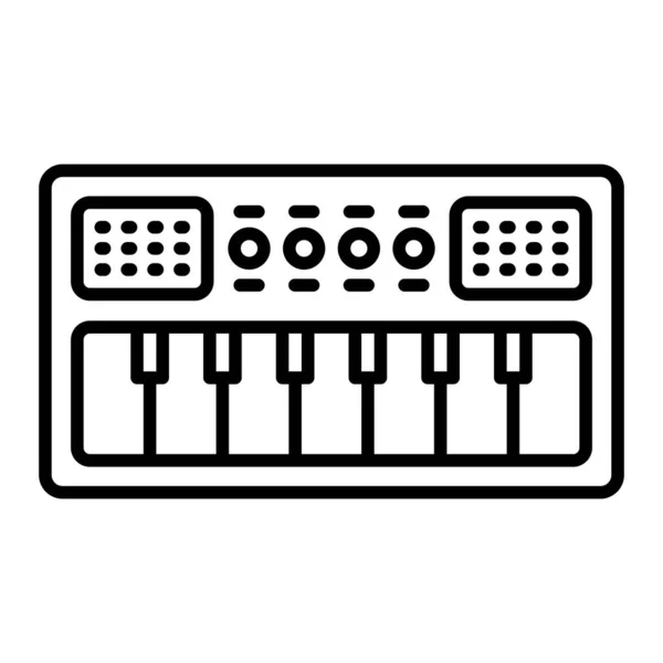Pianovektorikon Kan Användas För Utskrifter Mobiler Och Webbapplikationer — Stock vektor
