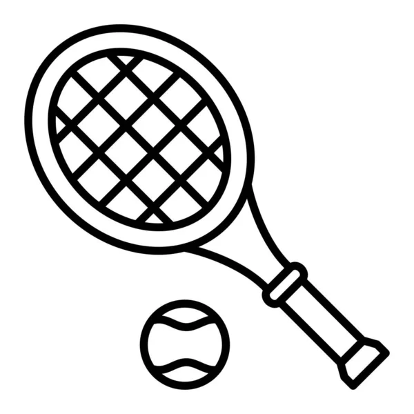 Тенісні Векторні Значки Може Використовуватися Друку Мобільних Веб Додатків — стоковий вектор