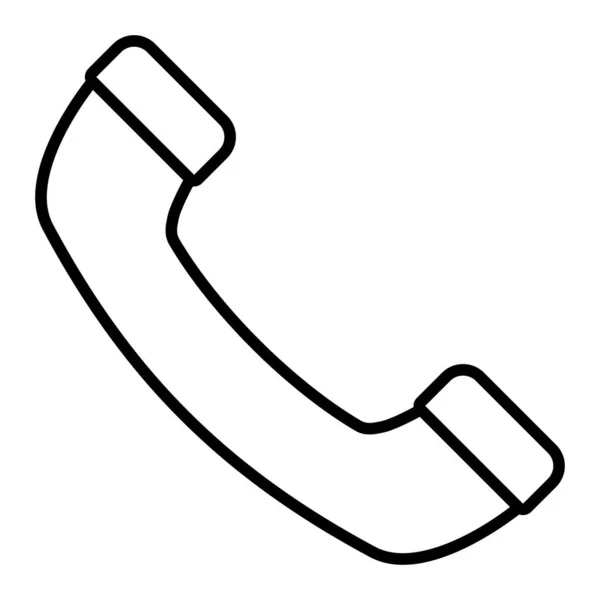 Значок Вектора Телефонного Звонка Использоваться Печати Мобильных Веб Приложений — стоковый вектор