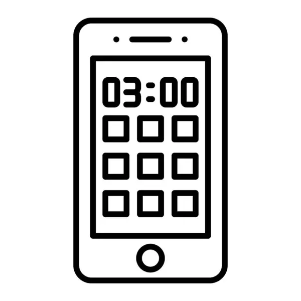 Ikona Vektoru Telefonu Lze Použít Pro Tisk Mobilní Webové Aplikace — Stockový vektor