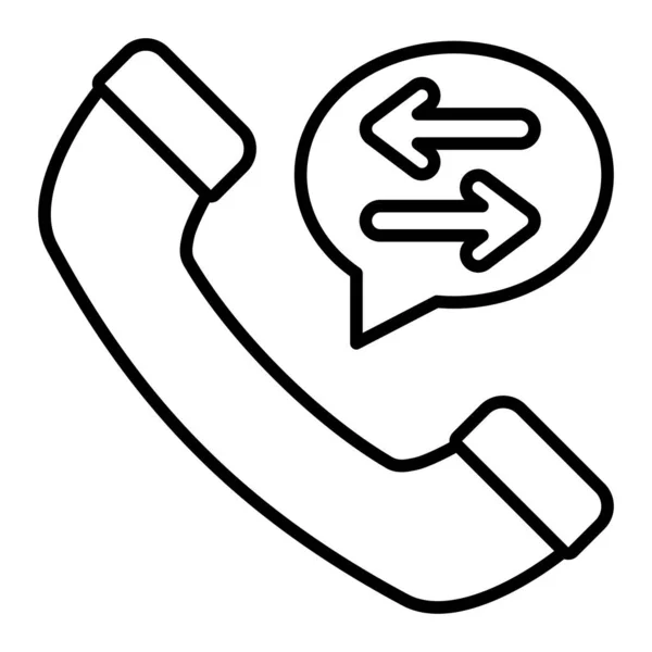 Κλήση Διανυσματικό Εικονίδιο Μπορεί Χρησιμοποιηθεί Για Εκτυπώσεις Mobile Και Web — Διανυσματικό Αρχείο