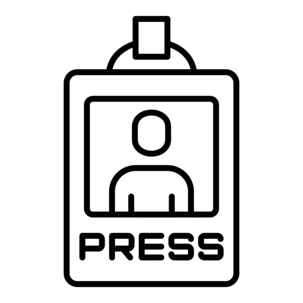 Pressione Ícone Vetor Pass Pode Ser Usado Para Impressão Aplicações — Vetor de Stock