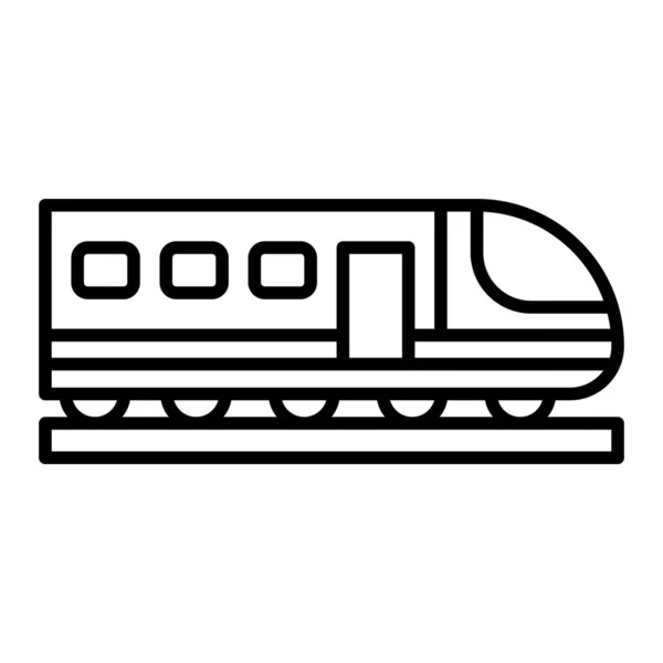Icône Vectorielle Train Grande Vitesse Peut Être Utilisé Pour Impression — Image vectorielle