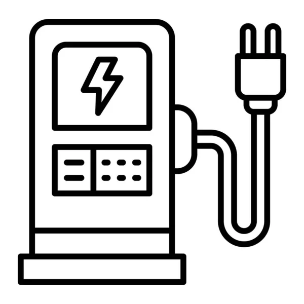 Charging Station Vector Icon Can Used Printing Mobile Web Applications — Stock Vector