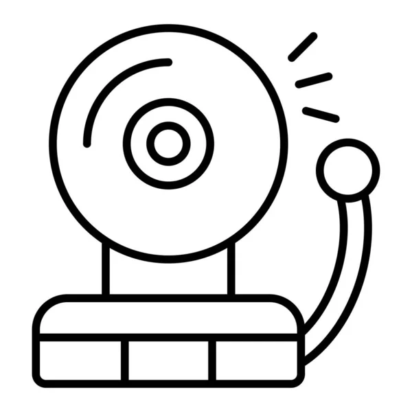 Icono Vector Alarma Fuego Puede Utilizar Para Aplicaciones Impresión Móviles — Archivo Imágenes Vectoriales