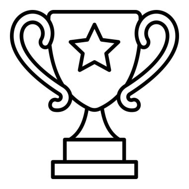 Ödül vektör simgesi. Yazdırma, mobil ve web uygulamaları için kullanılabilir.