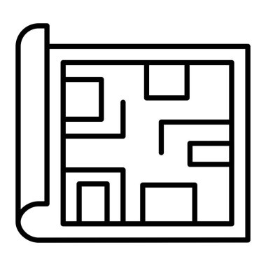 Taslak vektör simgesi. Yazdırma, mobil ve web uygulamaları için kullanılabilir.