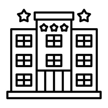 Beş Yıldız vektör simgesi. Yazdırma, mobil ve web uygulamaları için kullanılabilir.