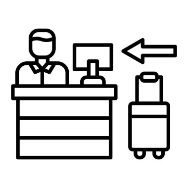 Vektör simgesini kontrol et. Yazdırma, mobil ve web uygulamaları için kullanılabilir.