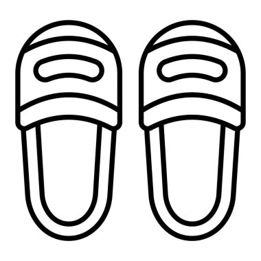 Terlik vektör simgesi. Yazdırma, mobil ve web uygulamaları için kullanılabilir.