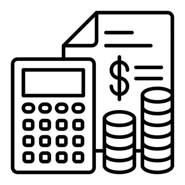 Gider vektör simgesi. Yazdırma, mobil ve web uygulamaları için kullanılabilir.