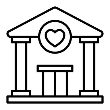 Kâr amacı gütmeyen organizasyon vektör simgesi. Yazdırma, mobil ve web uygulamaları için kullanılabilir.