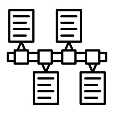 Zaman çizgisi vektör simgesi. Yazdırma, mobil ve web uygulamaları için kullanılabilir.