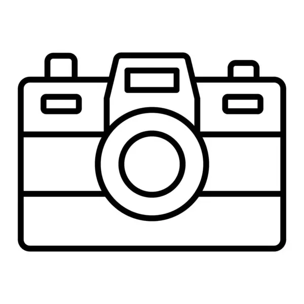 Icône Vectorielle Caméra Peut Être Utilisé Pour Impression Les Applications — Image vectorielle