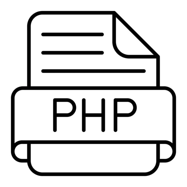 Піктограма Вектора Php Може Використовуватися Друку Мобільних Веб Додатків — стоковий вектор