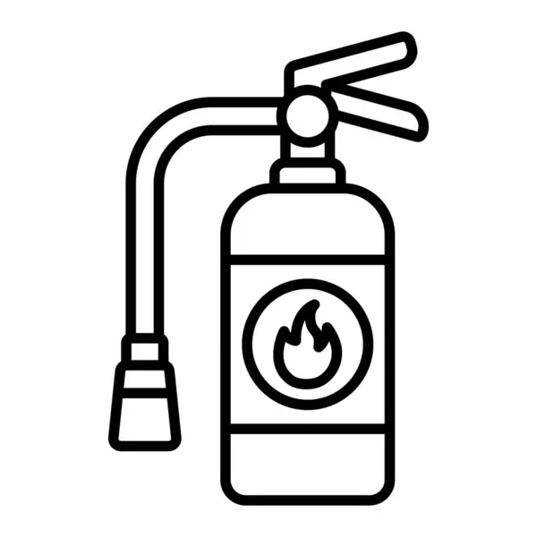 Icono Del Vector Extintor Incendios Puede Utilizar Para Aplicaciones Impresión — Archivo Imágenes Vectoriales