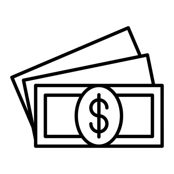 Cash Money Vektor Symbol Einsetzbar Für Druck Mobile Anwendungen Und — Stockvektor