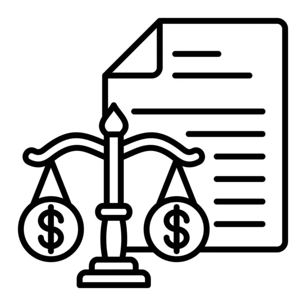 Denge Kağıdı vektör simgesi. Yazdırma, mobil ve web uygulamaları için kullanılabilir.