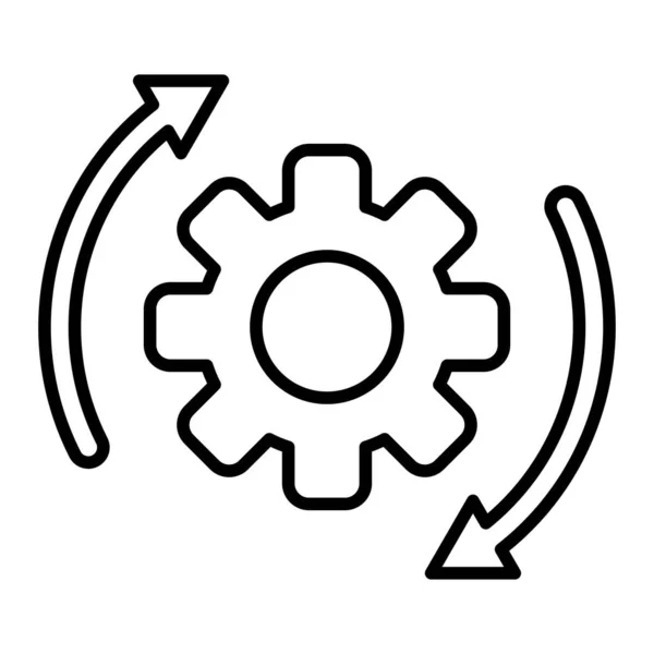 Cyklus Ikony Vektoru Lze Použít Pro Tisk Mobilní Webové Aplikace — Stockový vektor