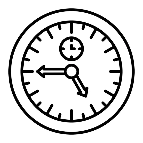 Clock Vector Icon Can Used Printing Mobile Web Applications — Stock Vector