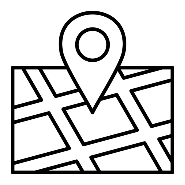 Map Pin Vektor Icon Einsetzbar Für Druck Mobile Anwendungen Und — Stockvektor
