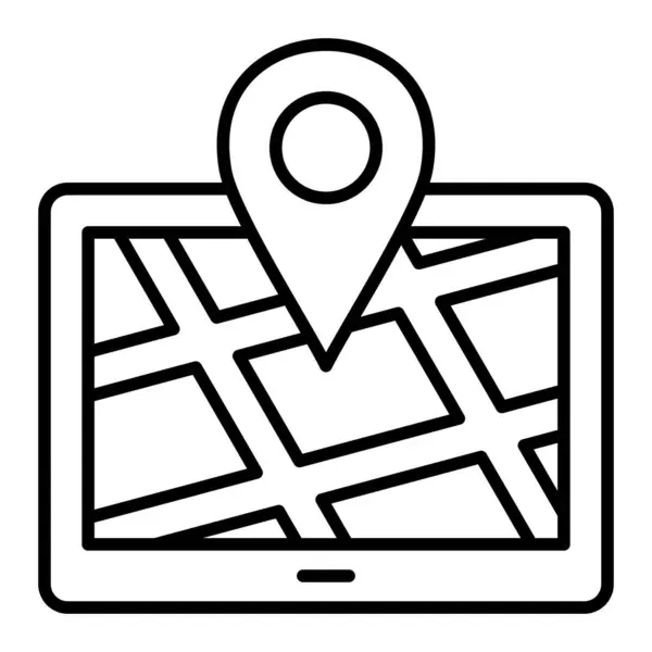 Standortvektorsymbol Einsetzbar Für Druck Mobile Anwendungen Und Web Anwendungen — Stockvektor