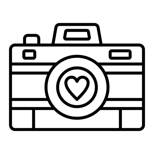 Kamera Vektör Simgesi Yazdırma Mobil Web Uygulamaları Için Kullanılabilir — Stok Vektör