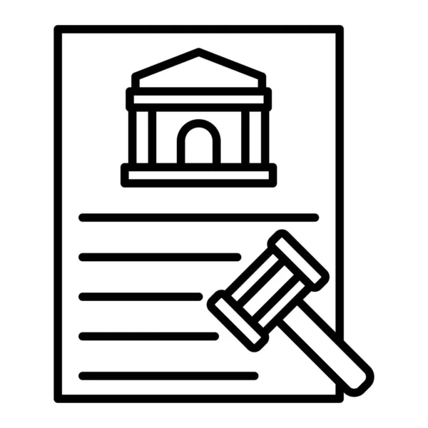 Juridik Vektor Ikon Kan Användas För Utskrifter Mobiler Och Webbapplikationer — Stock vektor