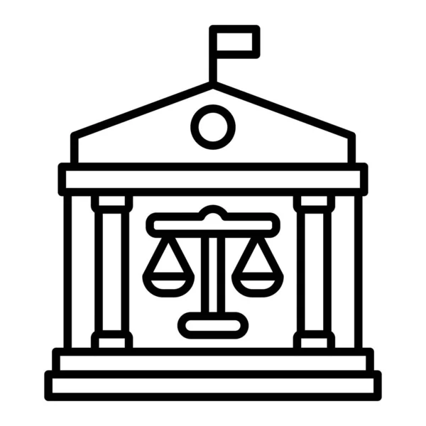 Dvorní Vektorová Ikona Lze Použít Pro Tisk Mobilní Webové Aplikace — Stockový vektor