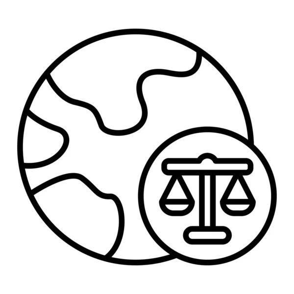 Icona Vettoriale Delle Leggi Globali Può Essere Utilizzato Stampa Applicazioni — Vettoriale Stock