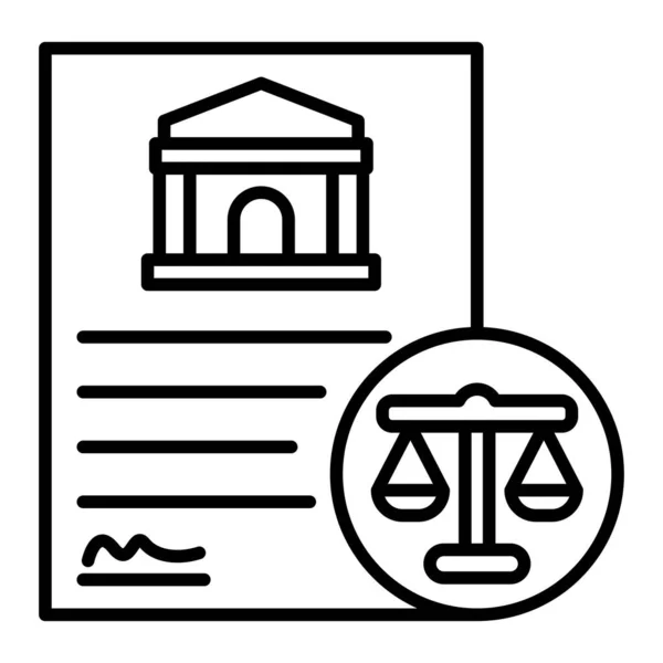 Icono Vector Legislación Puede Utilizar Para Aplicaciones Impresión Móviles Web — Archivo Imágenes Vectoriales