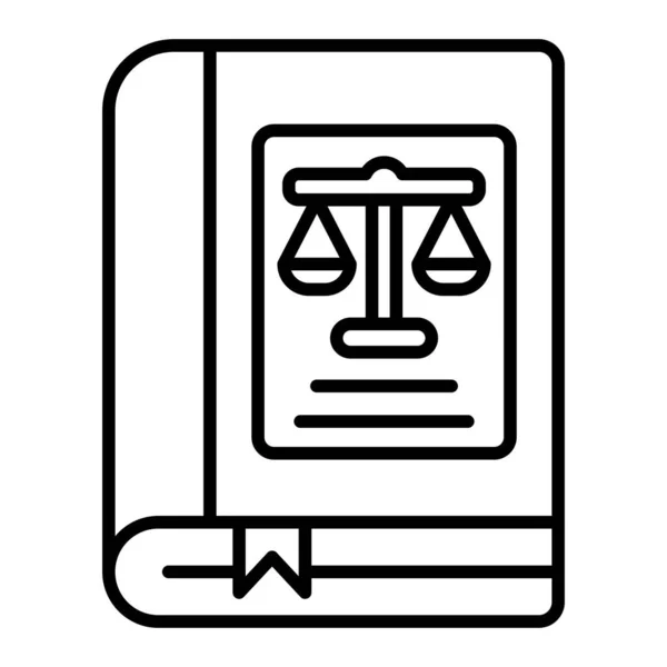 Ikona Vektoru Zákona Lze Použít Pro Tisk Mobilní Webové Aplikace — Stockový vektor