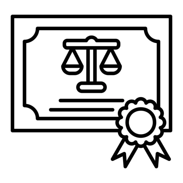 Icono Vectorial Certificado Puede Utilizar Para Aplicaciones Impresión Móviles Web — Archivo Imágenes Vectoriales