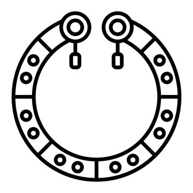 Bileklik vektör simgesi. Yazdırma, mobil ve web uygulamaları için kullanılabilir.