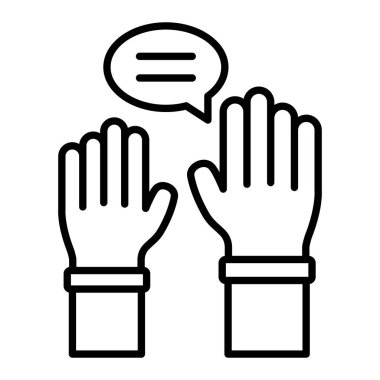 El vektör simgesini yükseltin. Yazdırma, mobil ve web uygulamaları için kullanılabilir.