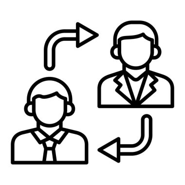 Vektör simgesini değiştir. Yazdırma, mobil ve web uygulamaları için kullanılabilir.