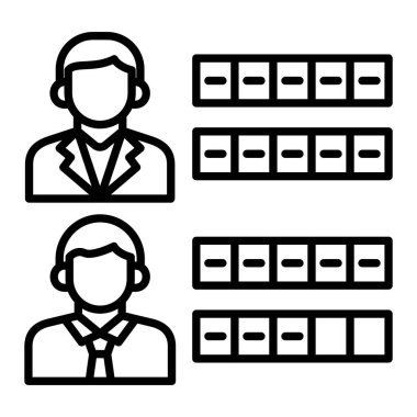 Vektör simgesini yeniden say. Yazdırma, mobil ve web uygulamaları için kullanılabilir.