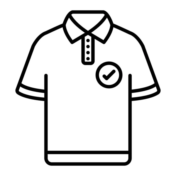 Polo Shirt Vetor Ícone Pode Ser Usado Para Impressão Aplicações —  Vetores de Stock