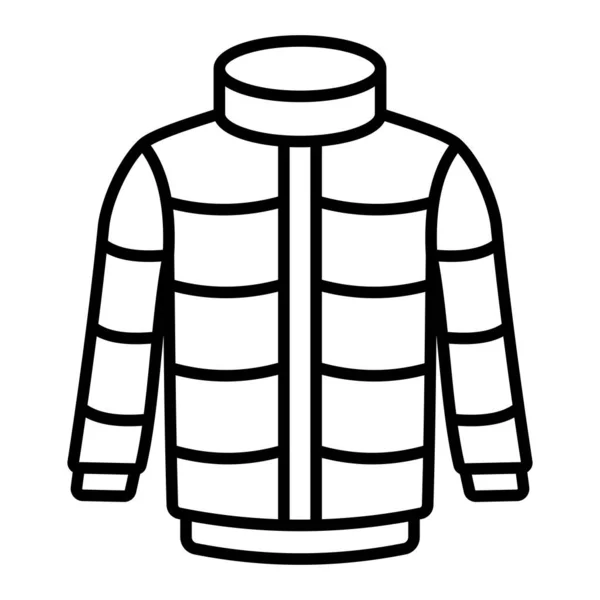Winter Jacket Vector Icon Can Used Printing Mobile Web Applications — Stock Vector