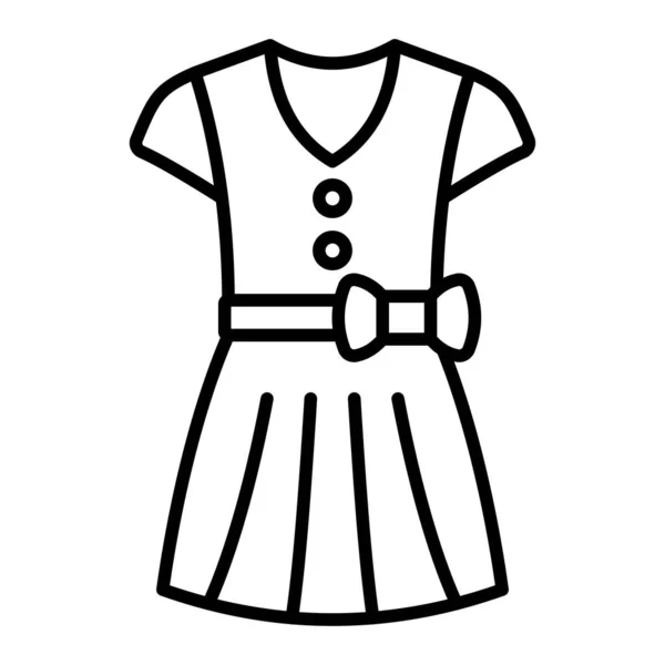 Ikona Wektora Sukienki Może Być Stosowany Drukowania Aplikacji Mobilnych Webowych — Wektor stockowy