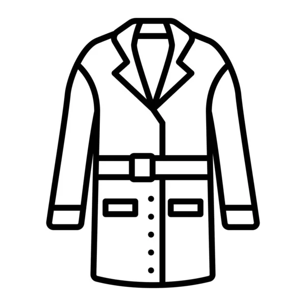Coat Vector Icon Can Used Printing Mobile Web Applications — Stock Vector