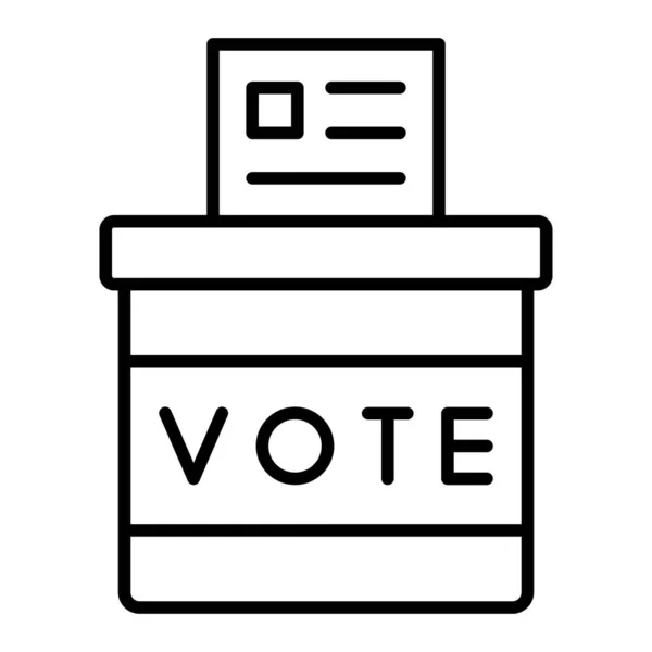Значок Voting Box Vector Использоваться Печати Мобильных Веб Приложений — стоковый вектор