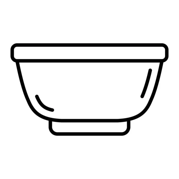 Bowl Icono Vector Puede Utilizar Para Aplicaciones Impresión Móviles Web — Vector de stock