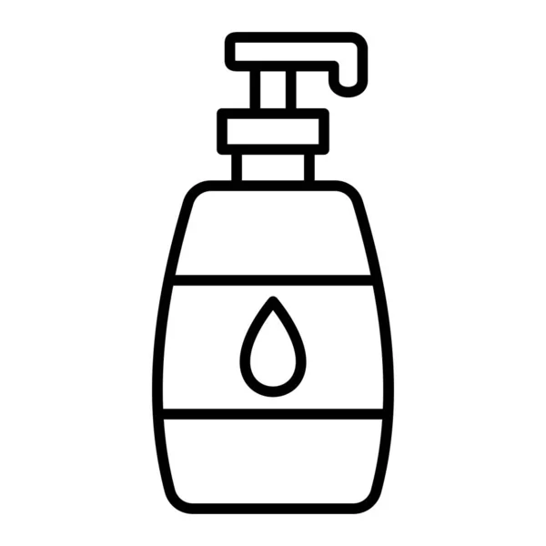 Soap Bottle Vector Icon Can Used Printing Mobile Web Applications — Stock Vector