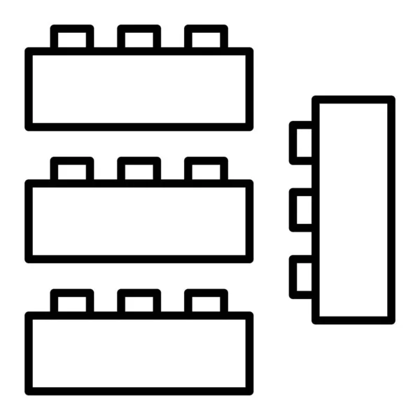 Lego Blocks Vektorikon Kan Användas För Utskrifter Mobiler Och Webbapplikationer — Stock vektor